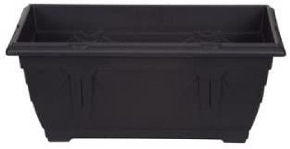 40cm Venetian Window Box - High-Quality, Lightweight, and Crack-Resistant - Black