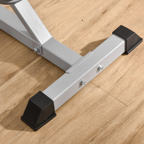 Adjust Pair of Barbell Squat Racks Stand Weight Lifting Bench Press Gym HOMCOM