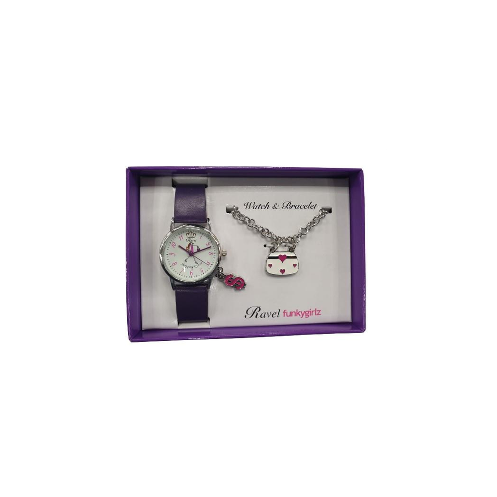 Ravel Funkygirlz fashion watch & Bracelet R3302