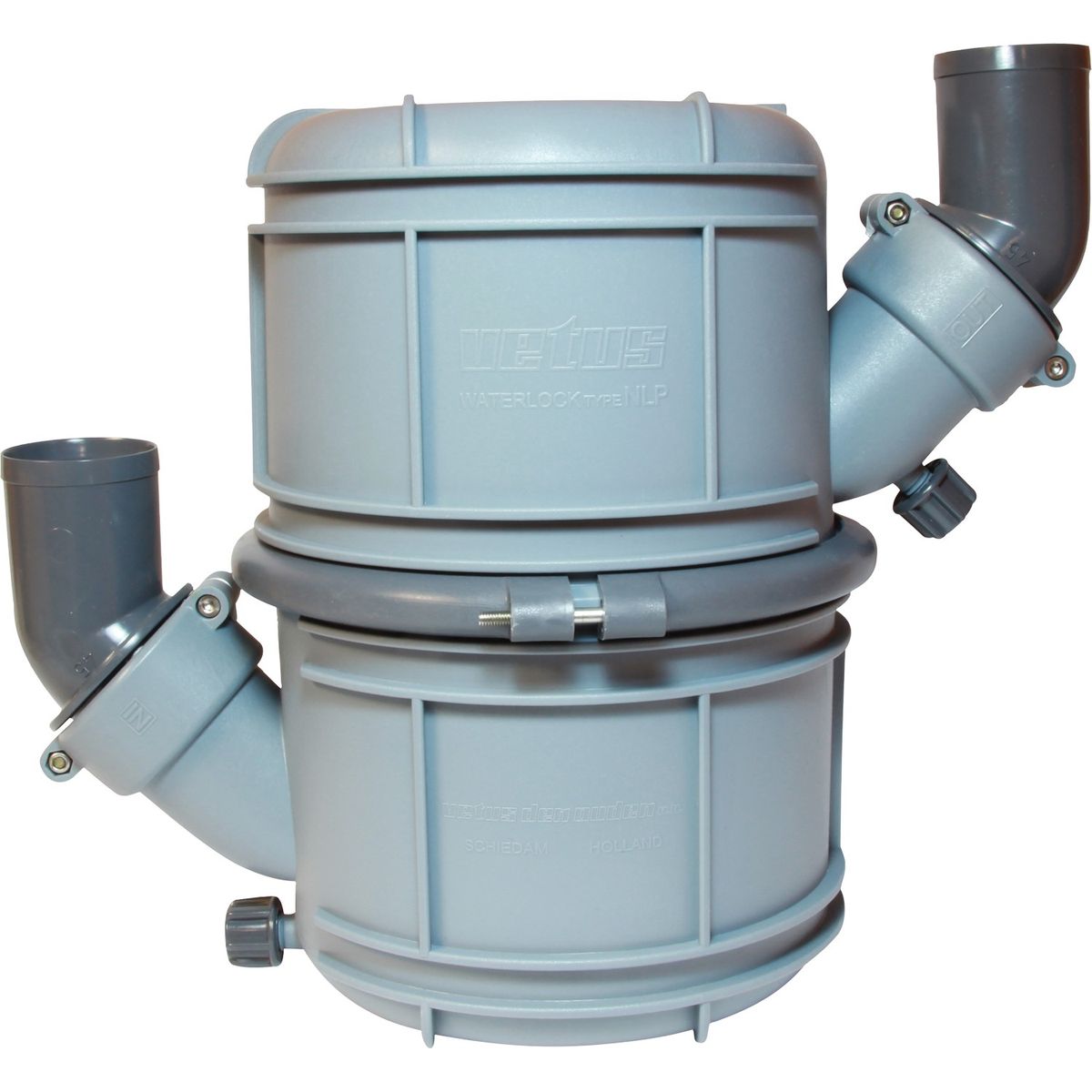 Vetus NLP45 Plastic Waterlock Muffler (45mm / 4.5 Litres)