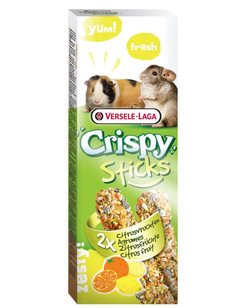 Versele Laga Crispy Sticks Guinea Pig and Chinchilla Citrus Fruit 100g - Case of 8