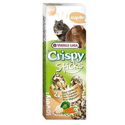 Versele Laga Crispy Sticks Hamster and Rat Rice and Vegetables 110g - Case of 8