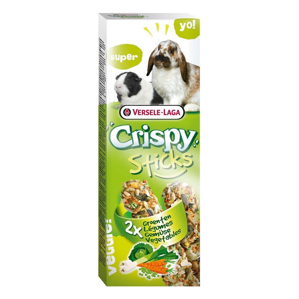 Versele Laga Crispy Sticks Rabbit and Guinea Pig Vegetables 110g - Case of 8
