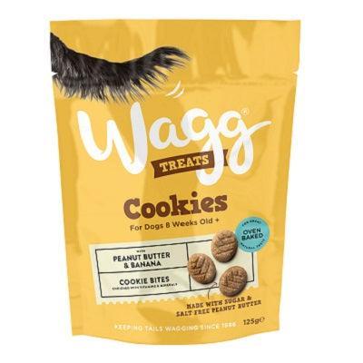 Wagg Cookie Treats Peanut Butter and Banana 125g - Case of 7
