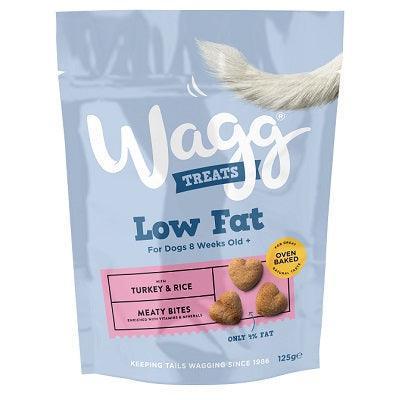 Wagg Low Fat Turkey and Rice Treats 125g - Case of 7