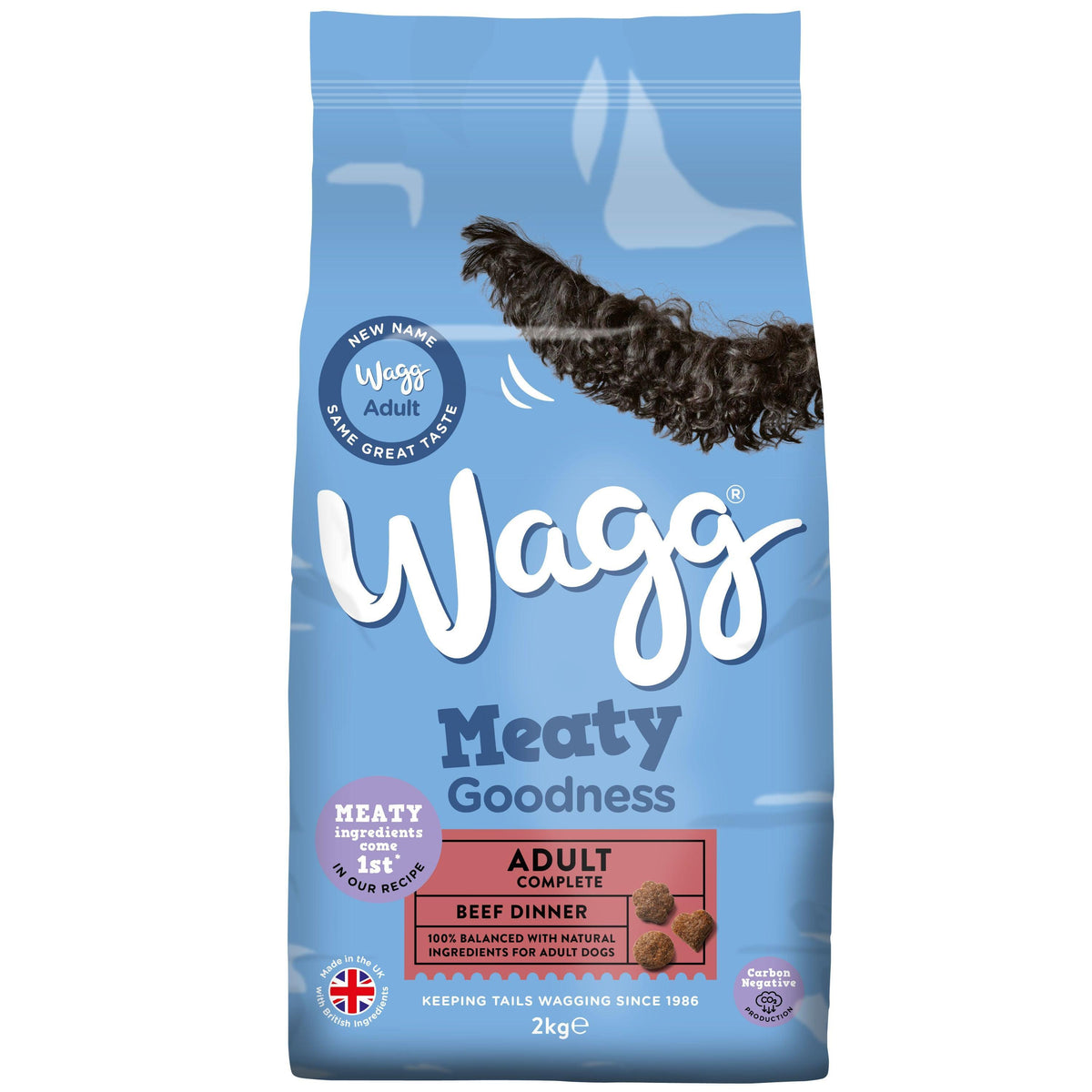Wagg Meaty Goodness Adult Beef and Vegetables 2kg - Case of 4