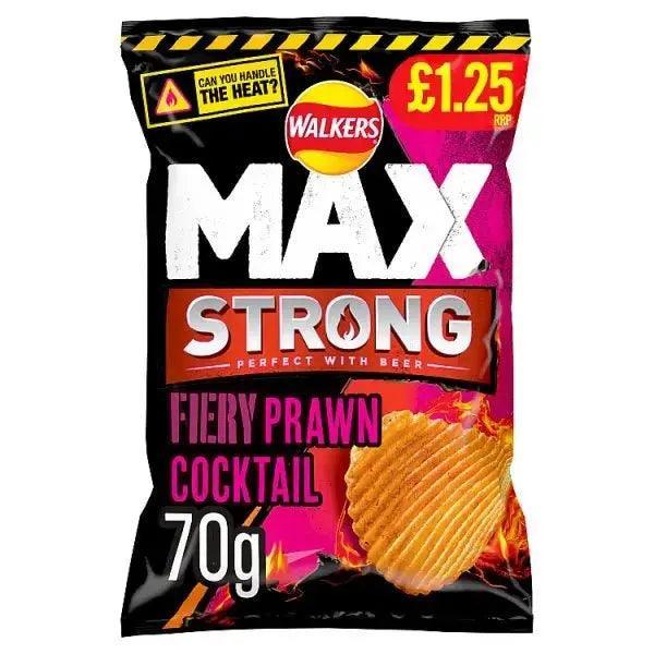 Walkers Max Strong Hot Sauce Blaze Crisps (Case of 15)