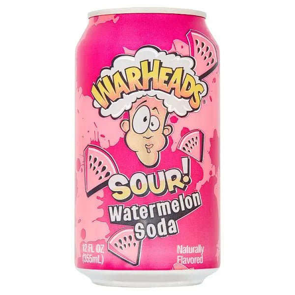 Warheads Sour! Watermelon Soda 355ml (Case of 12)