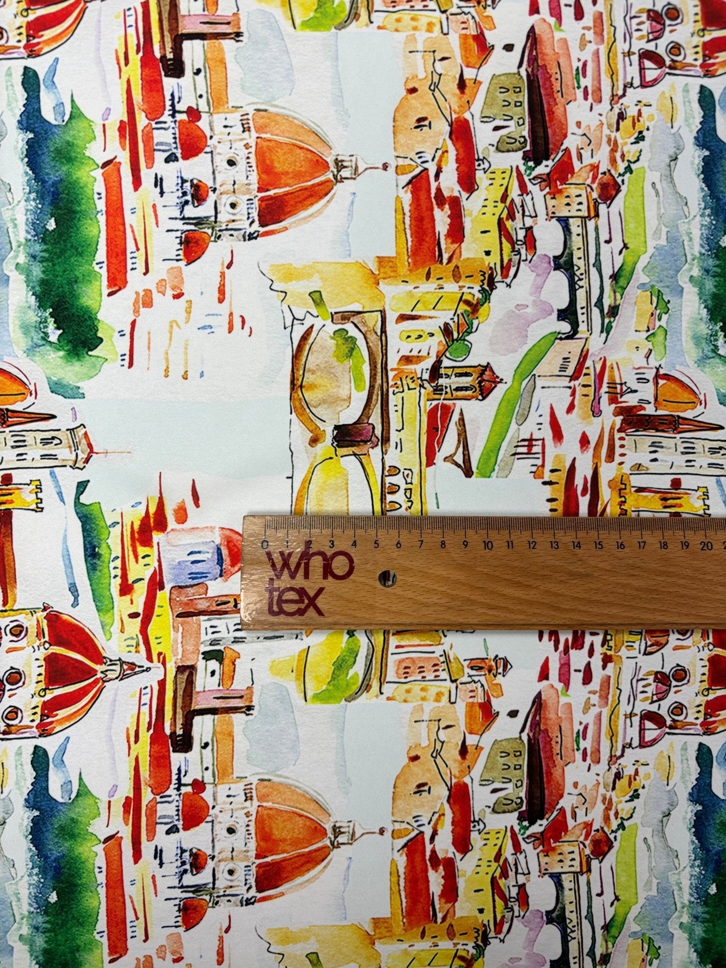 Florence Cathedral Pattern Fabric by Metre