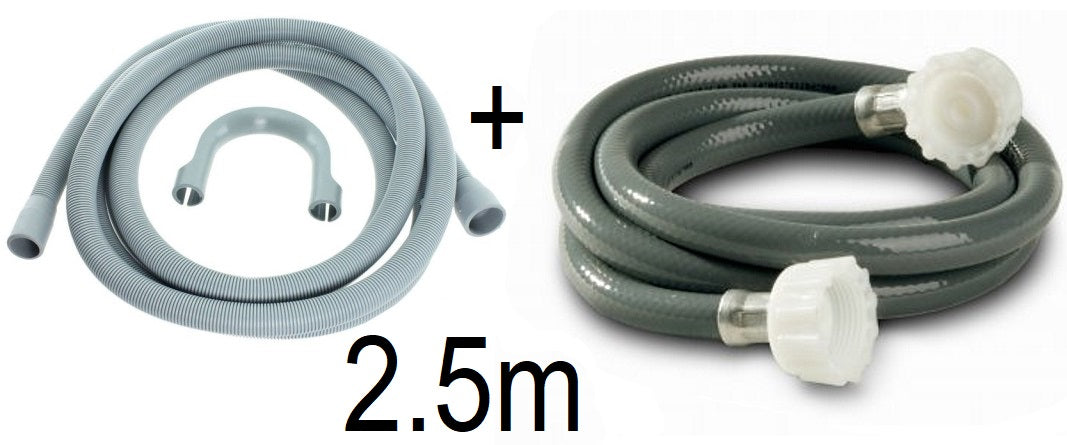 Replacement Washing Machine Pipe Set 2.5m