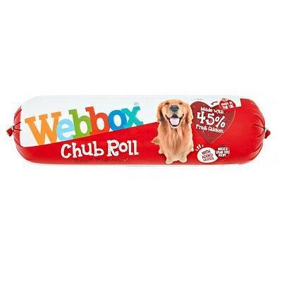 Webbox Chub Roll Adult Beef 720g - Case of 15