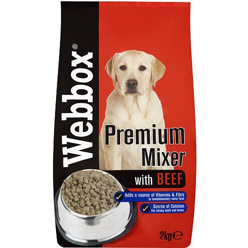 Webbox Mixer Biscuit with Beef 2kg