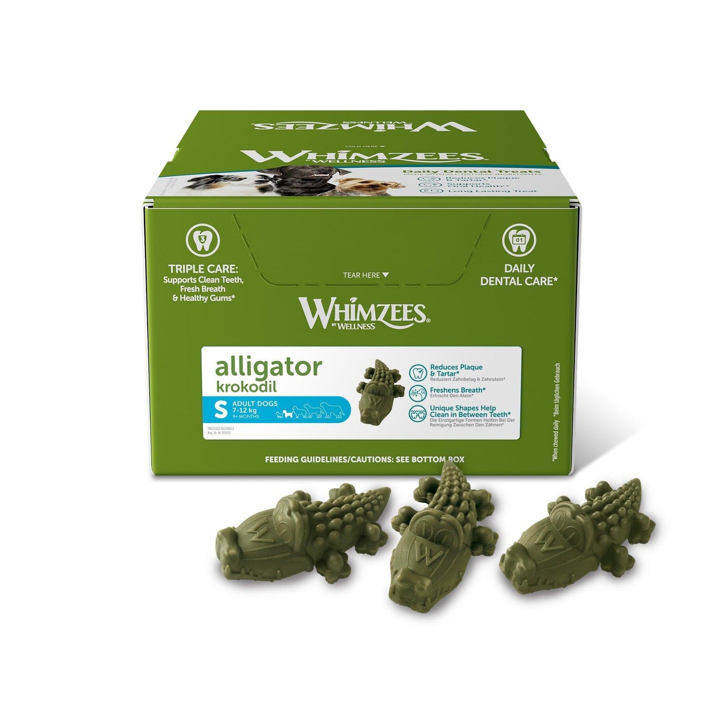 Whimzees Alligator Small - Case of 150