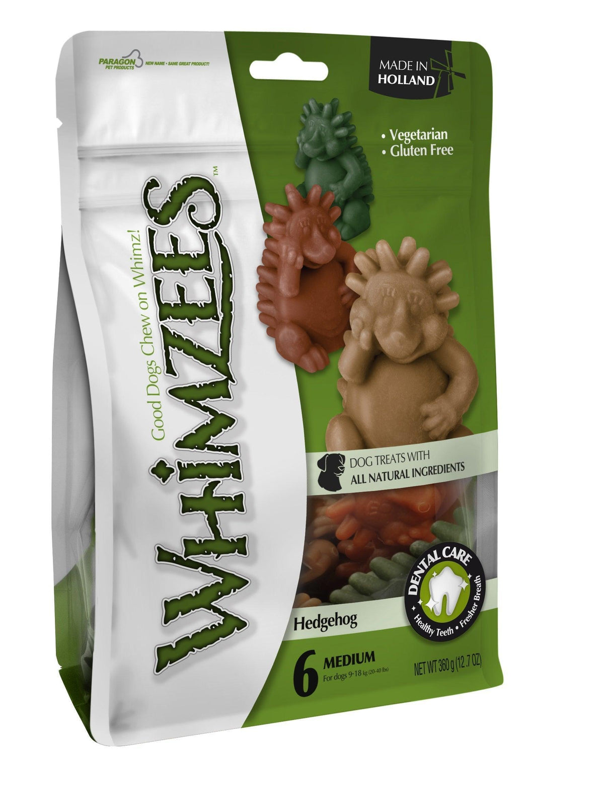 Whimzees Hedgehog Large 6 Bag - Case of 6