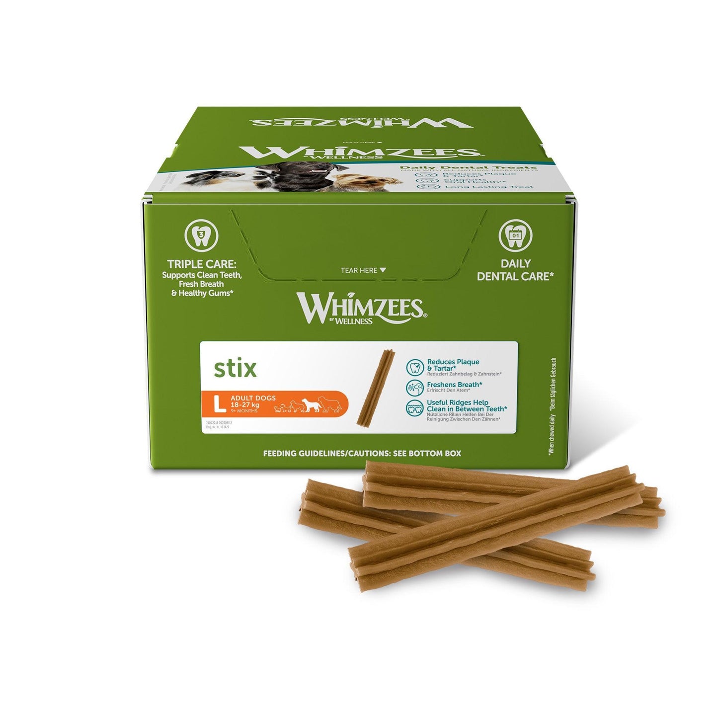 Whimzees Stix Large - Case of 50