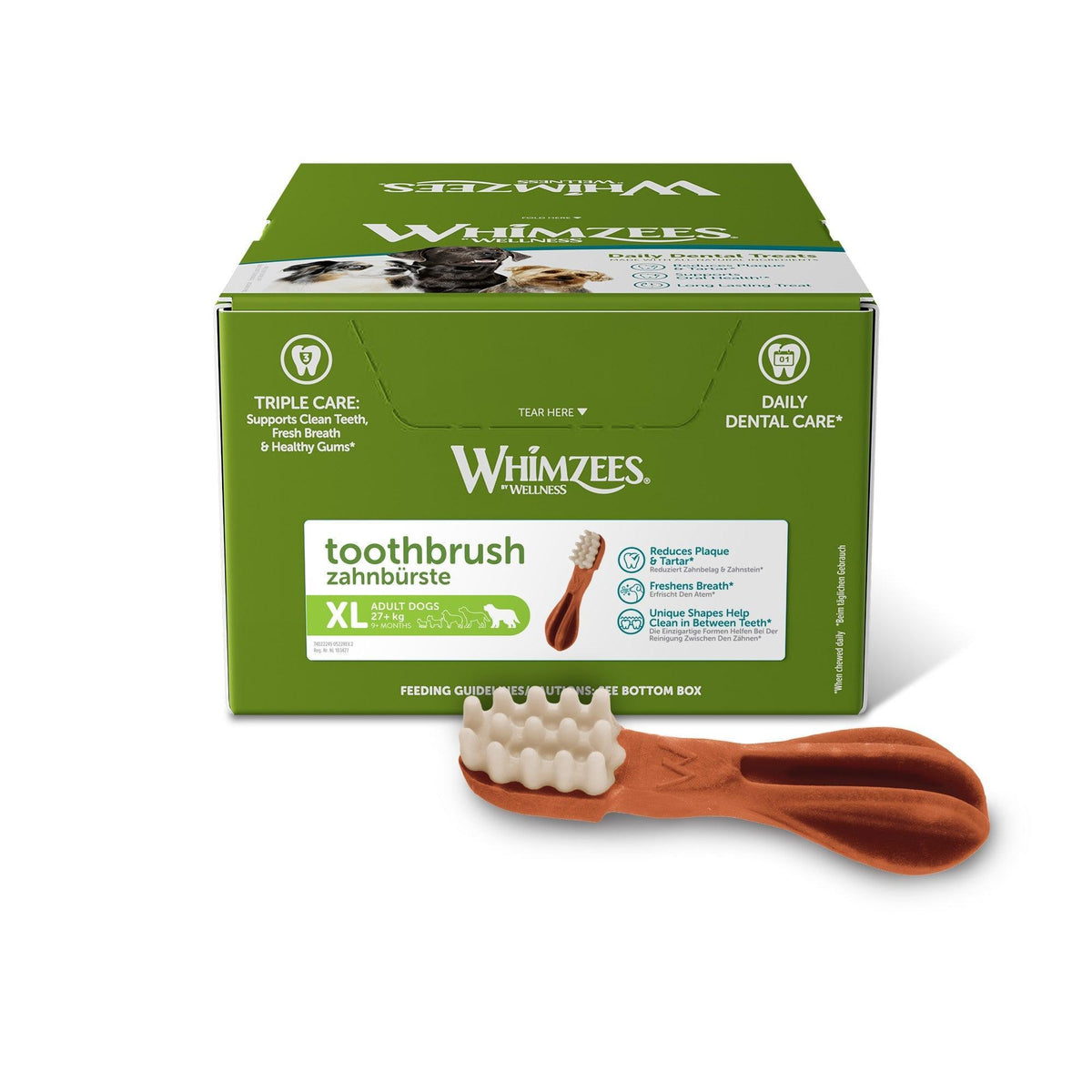 Whimzees Toothbrush Extra Large - Case of 18