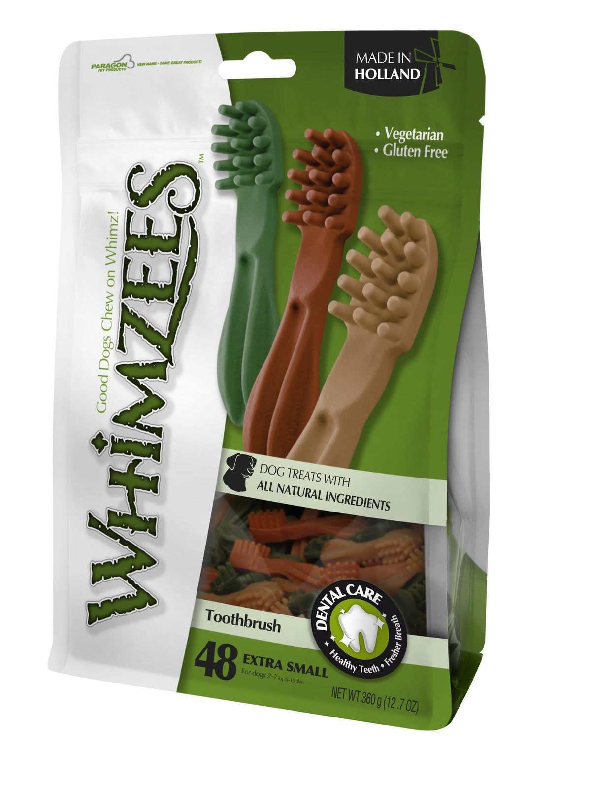 Whimzees Toothbrush Extra Small 48/Bags - Case of 6