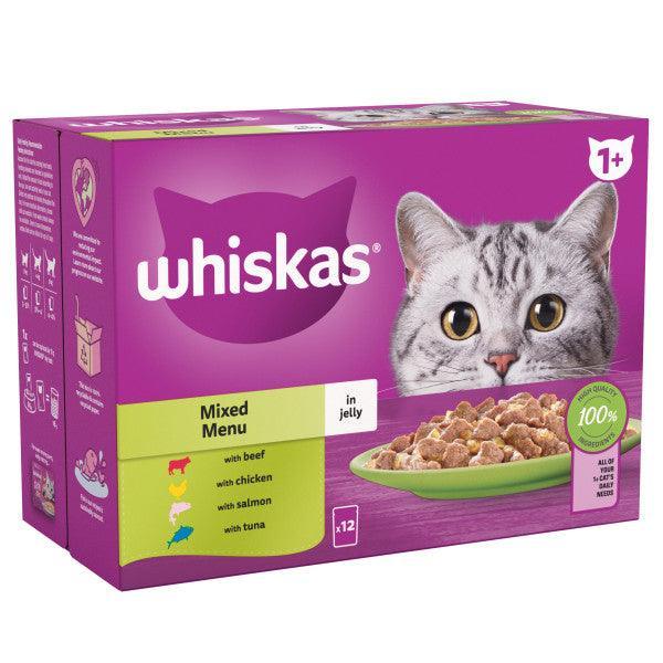 Whiskas Adult 1+ Mixed Menu in Jelly 12 x 85g - Case of 4