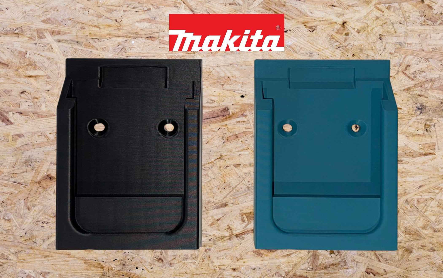 18v Battery Wall or Van Mount | Compatible with DeWalt, Makita, Bosch, Milwaukee & Einhell | Van, Garage or Workshop Storage