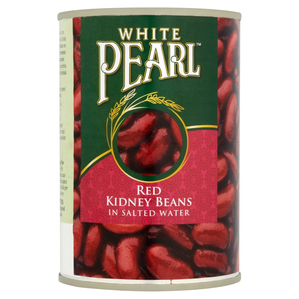 White Pearl Red Kidney Beans in Salted Water 400g (Case of 12)