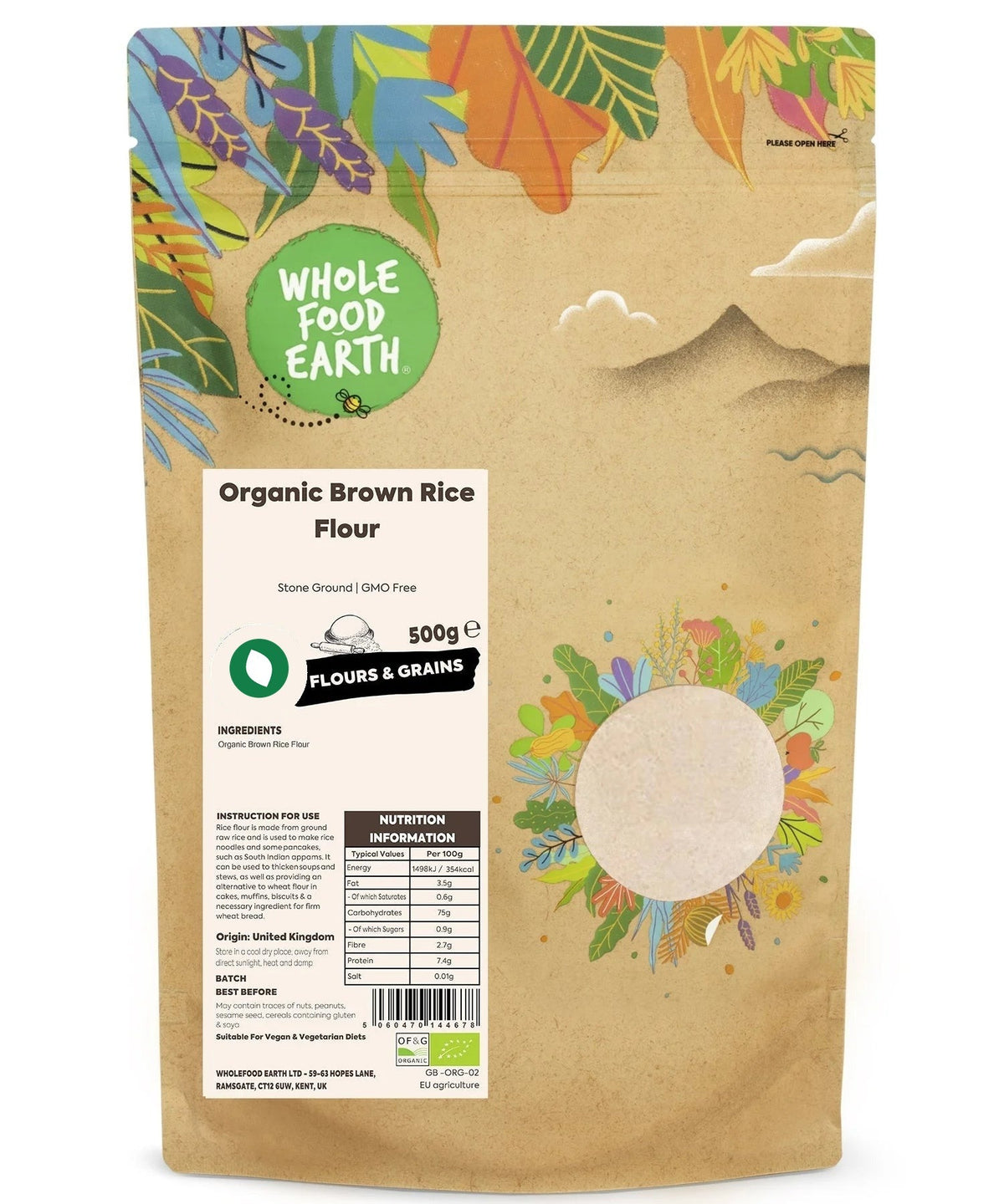 Organic Brown Rice Flour - Serious Grains