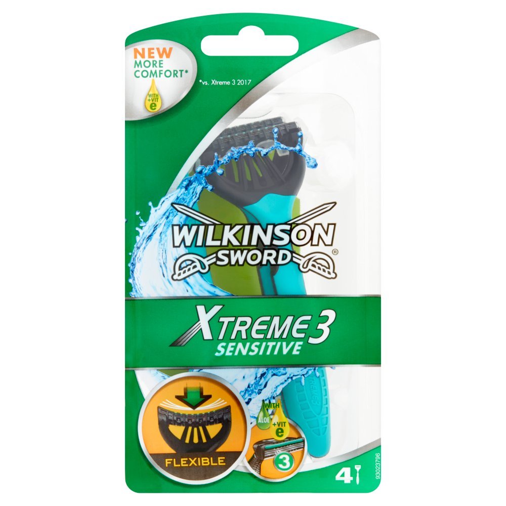 Wilkinson Sword Xtreme 3 Sensitive Men's Disposable Razors