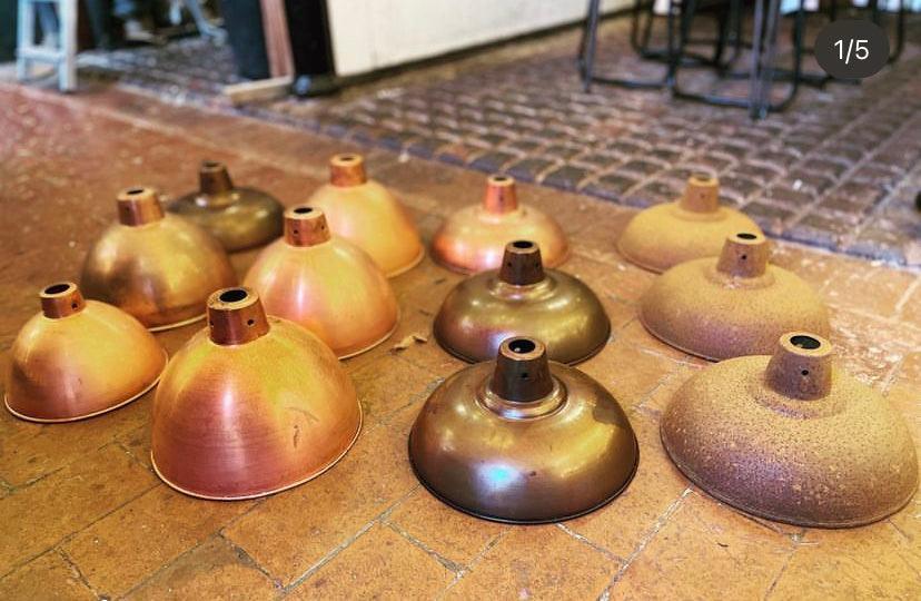 Oak Beam Light with Shades