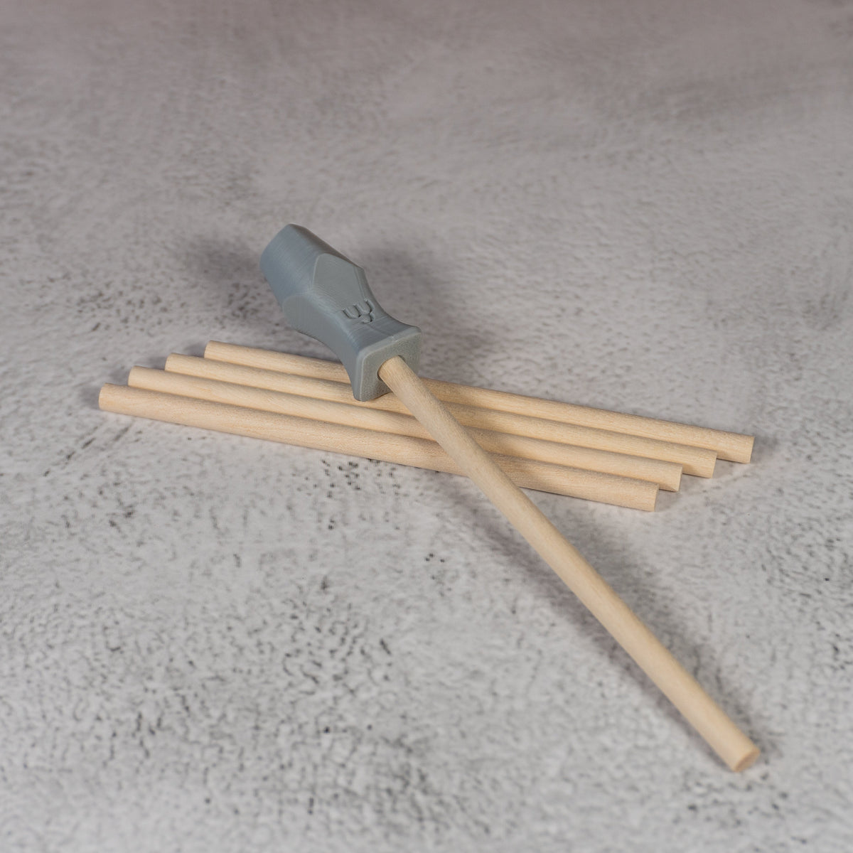 Wooden Handles for Stamps | 5mm x 100mm