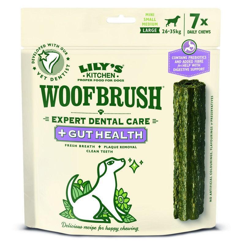 Woofbrush Gut Health Dental Chew Large Multipack 329g - Case of 4