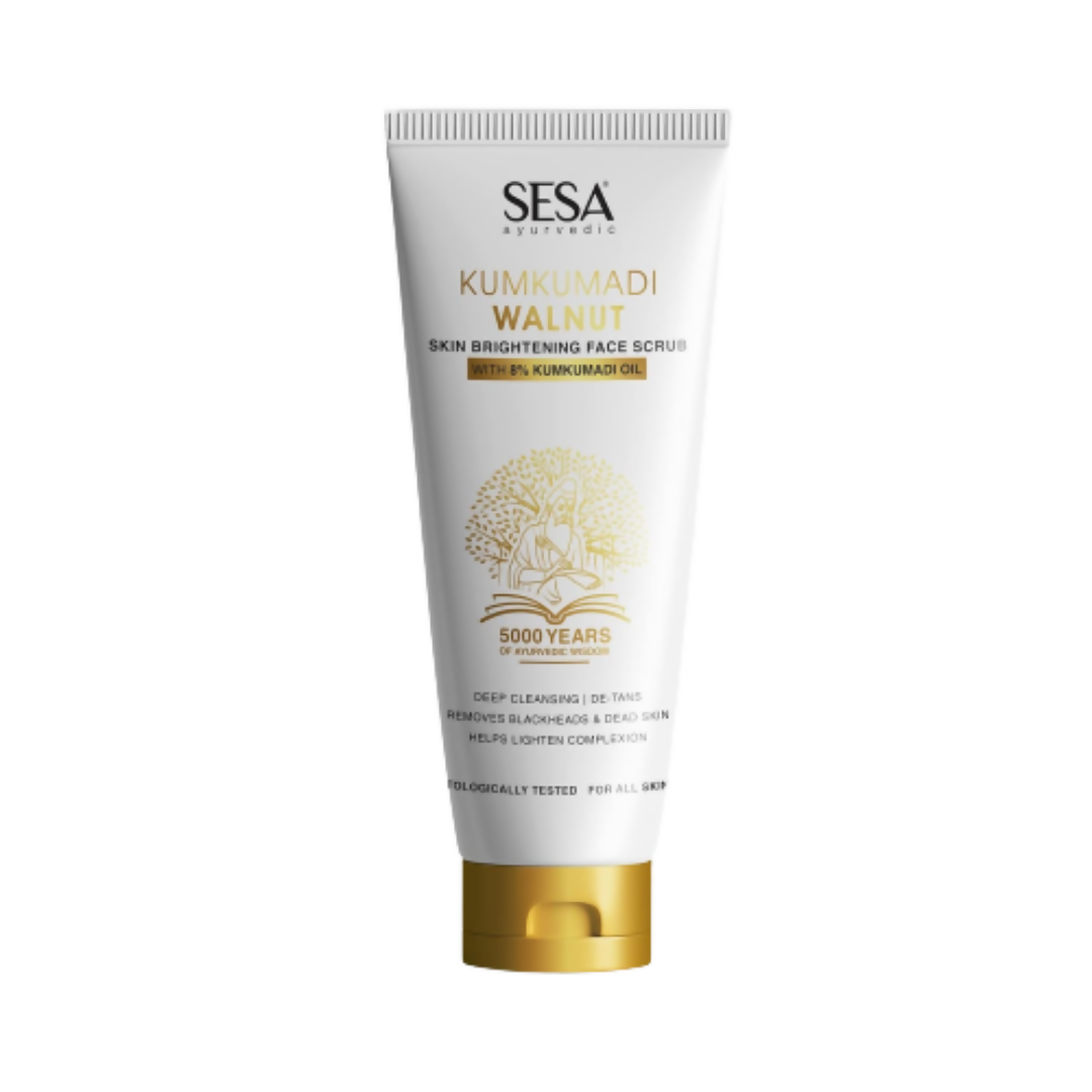 Sesa Ayurvedic Kumkumadi Walnut Face Scrub