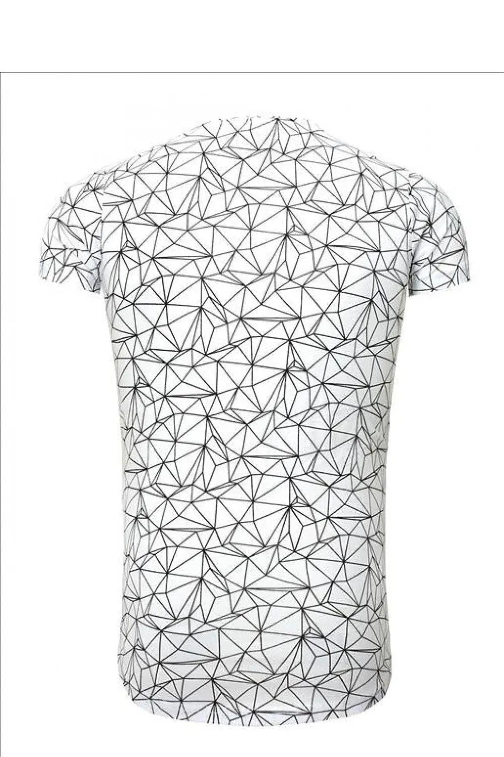 YourNewStyle Men's short sleeve white t-shirt