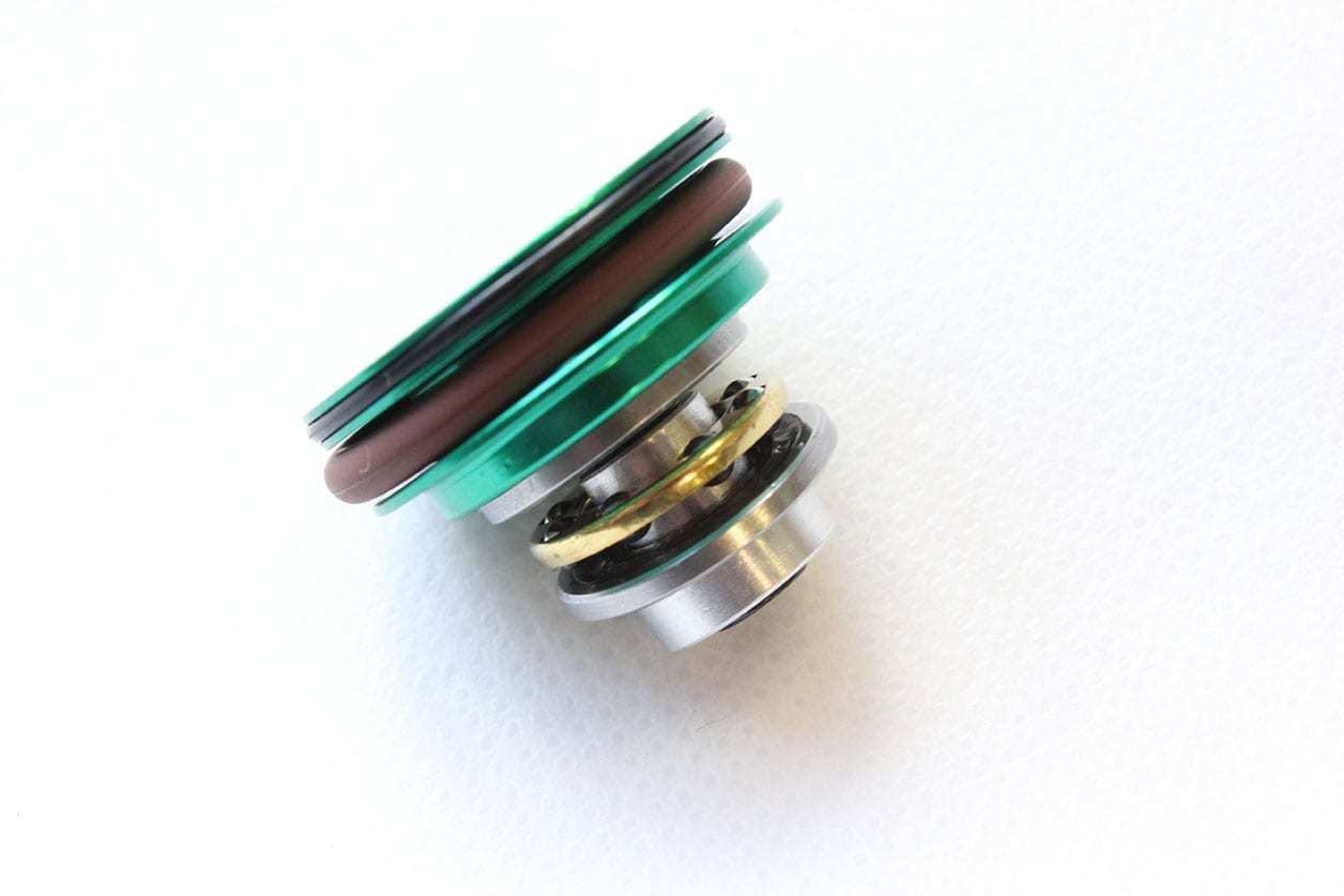 ZCI double o-ring aluminum bearing piston head