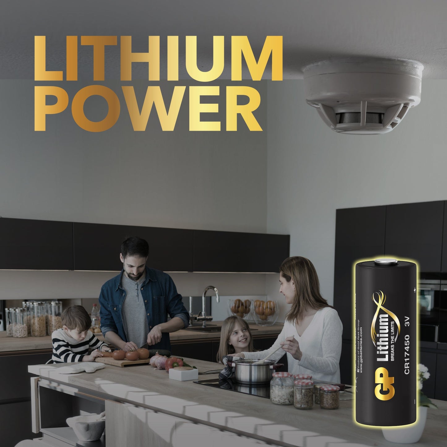 GP AA Lithium Batteries - Pack of 4