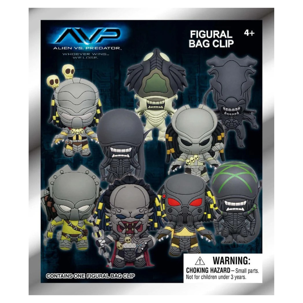 Alien vs. Predator 3D PVC Bag Clips