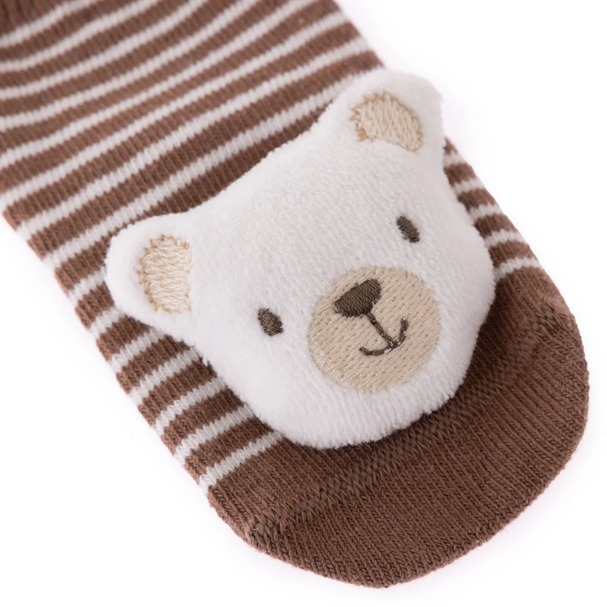 HelloBaby Bear Print Novelty Baby Socks (Newborn to 12 Months)