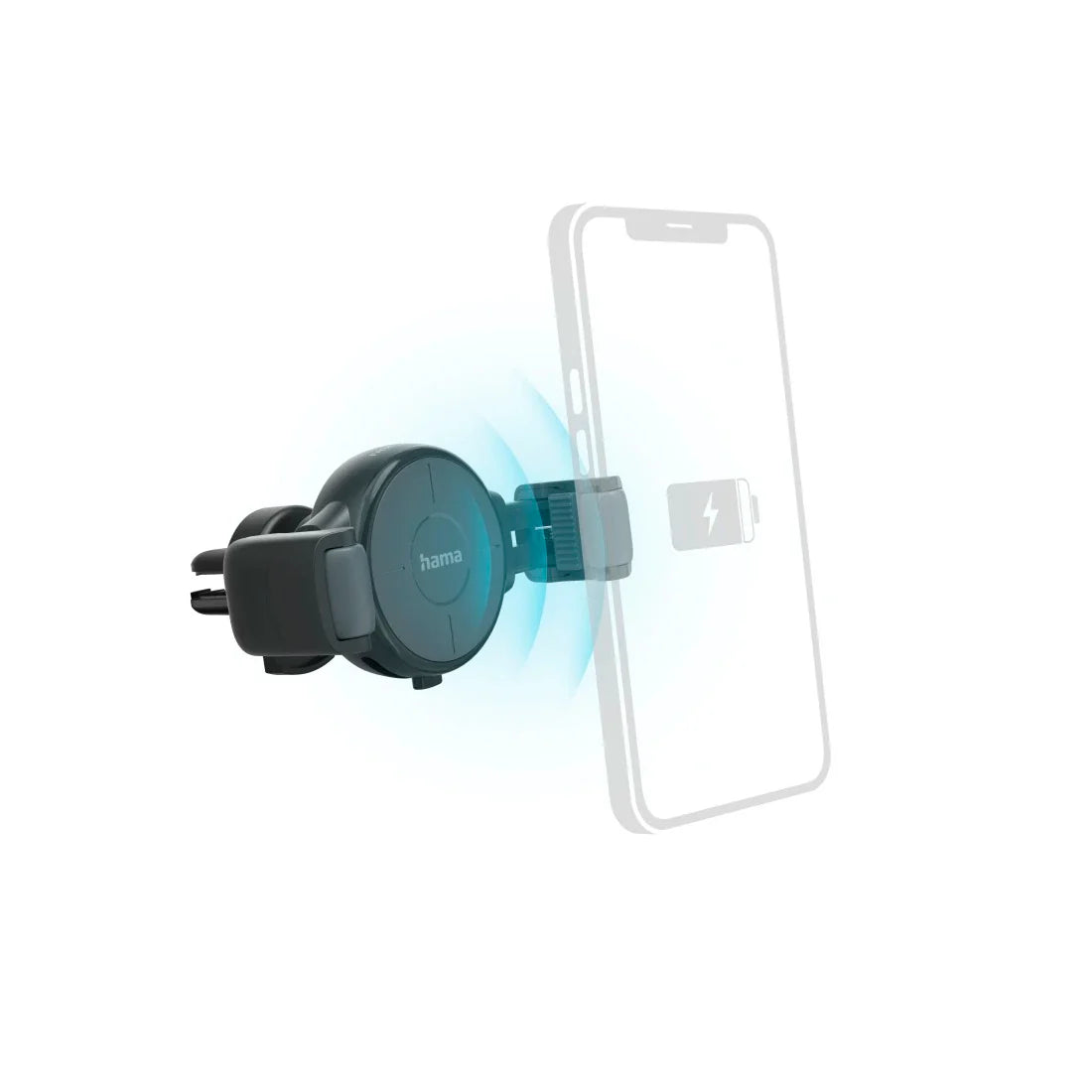 Hama FC10 Flex-Set Car Mobile Phone Wireless Qi Charger 10W