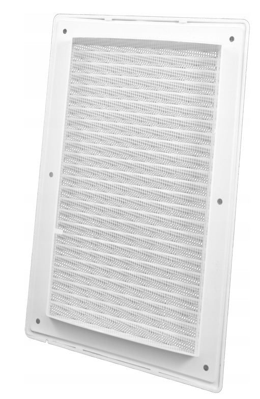 Louvre Vent White DL/90X240RW LUX With Fly Mesh for Home and Garden Use