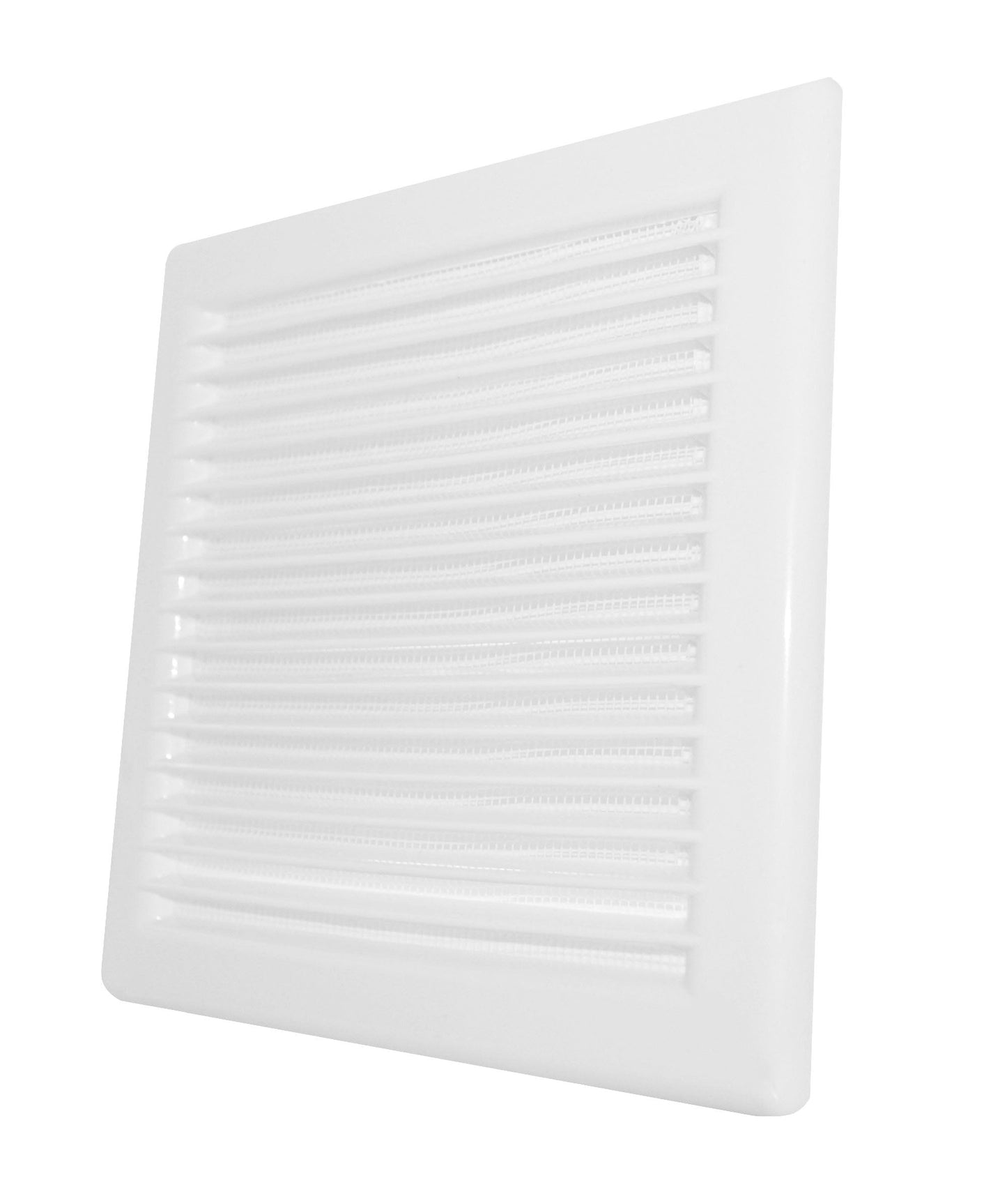 Louvre Vent White DL/150 RW LUX With Fly Mesh for Home and Garden Use