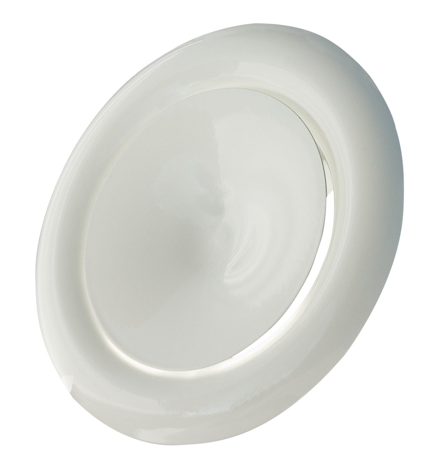 White ABS Extract Ceiling Valve 125mm Water Flow Control Home and Garden Use
