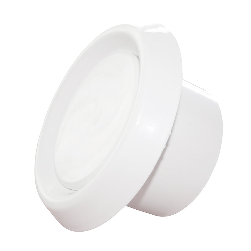 White ABS Extract Ceiling Valve 150mm Water Flow Control Home and Garden Use