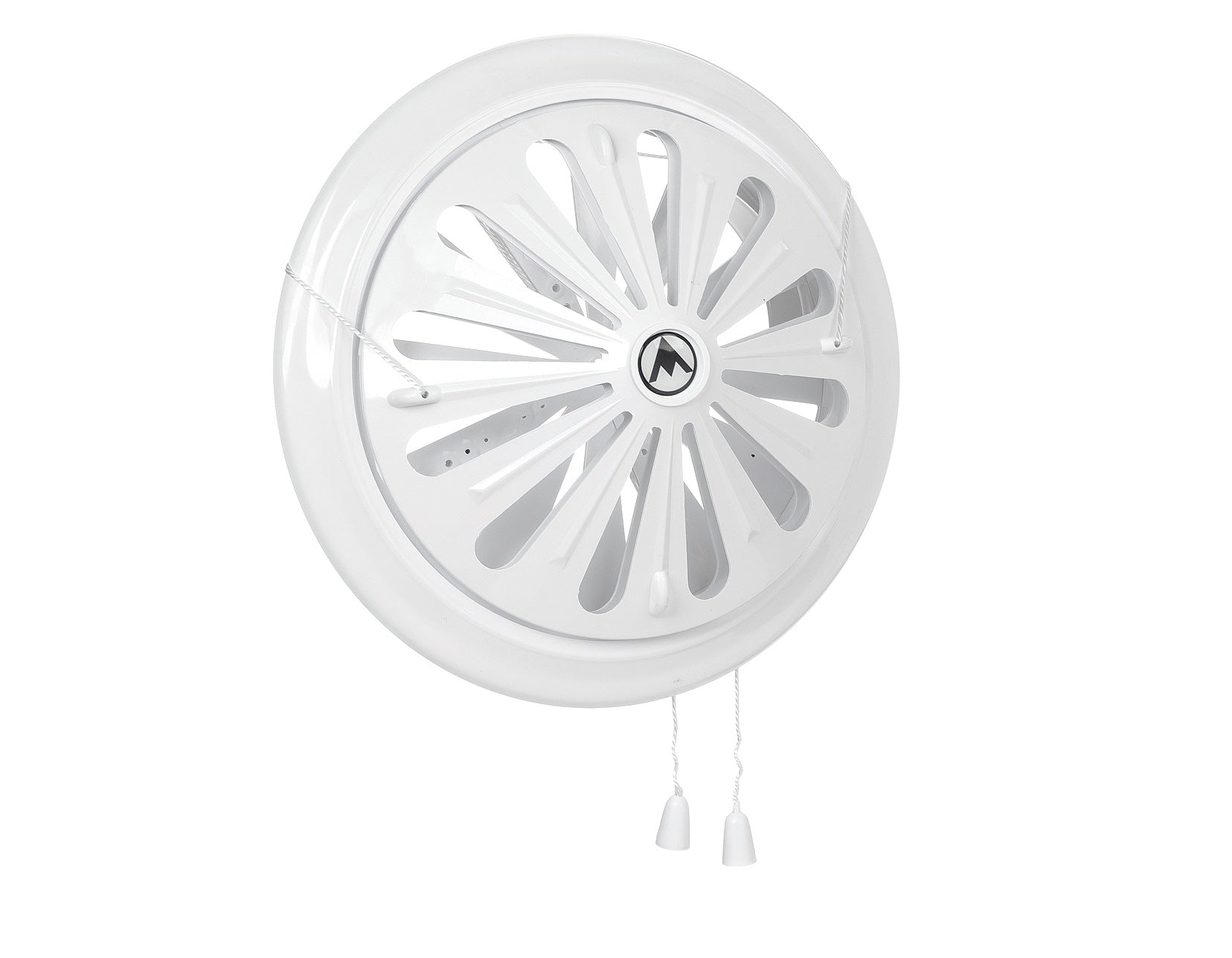 Adjustable Louvre Vent Round 80mm-160mm White