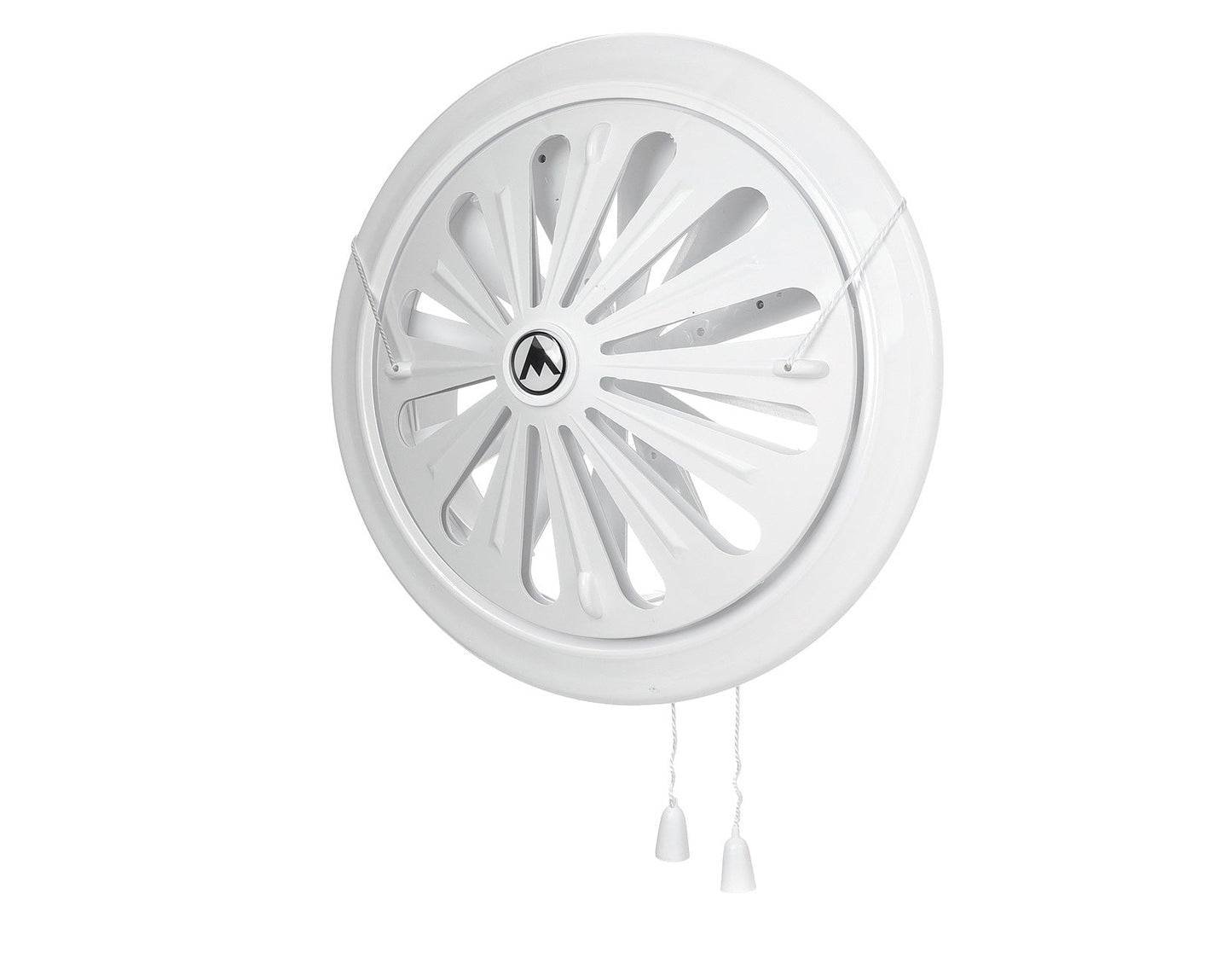 Adjustable Louvre Vent Round 80mm-160mm White