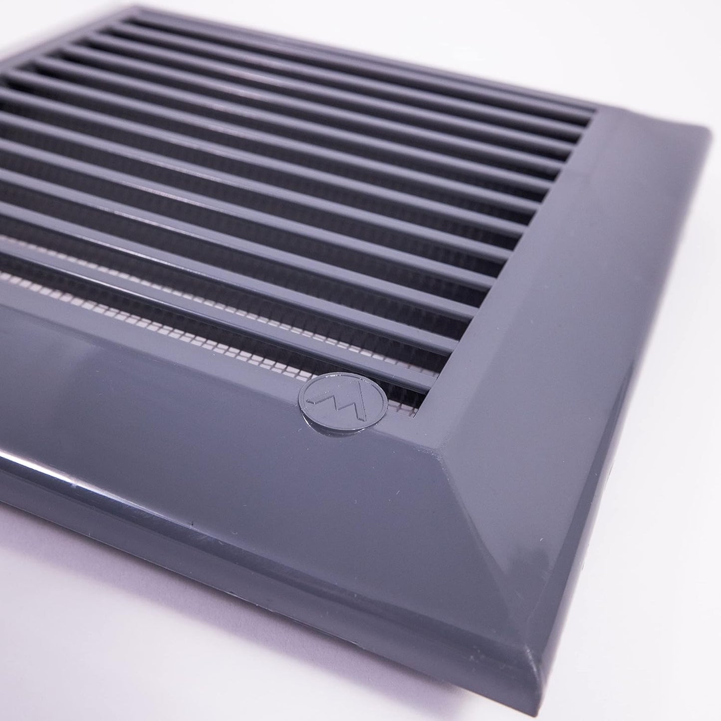 Louvre Vent Graphite Duo Smart 135G 135mm With Fly Mesh for Home and Garden Use