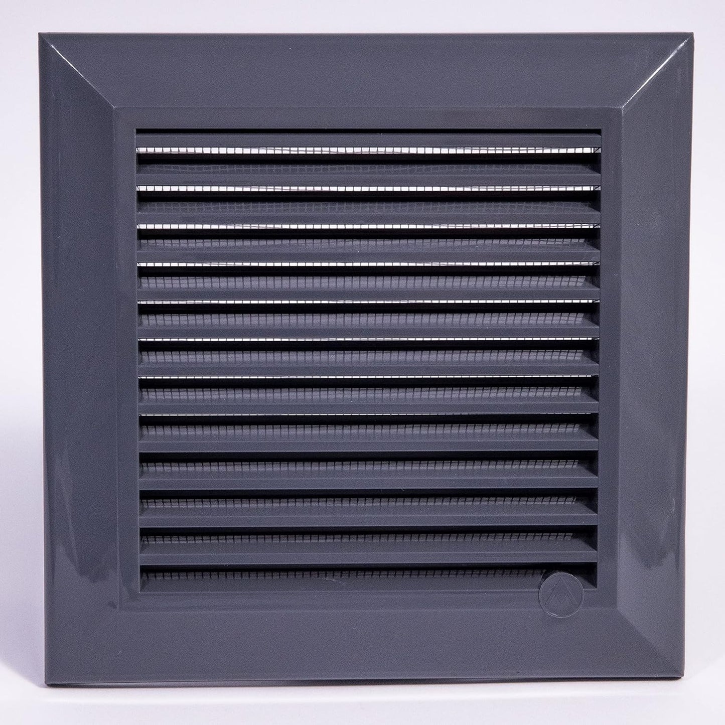 Louvre Vent Graphite Duo Smart 135G 135mm With Fly Mesh for Home and Garden Use