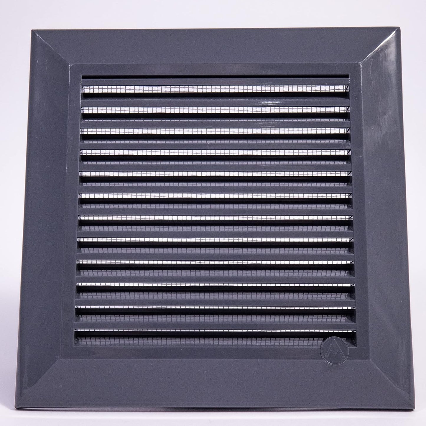 Louvre Vent Graphite Duo Smart 135G 135mm With Fly Mesh for Home and Garden Use