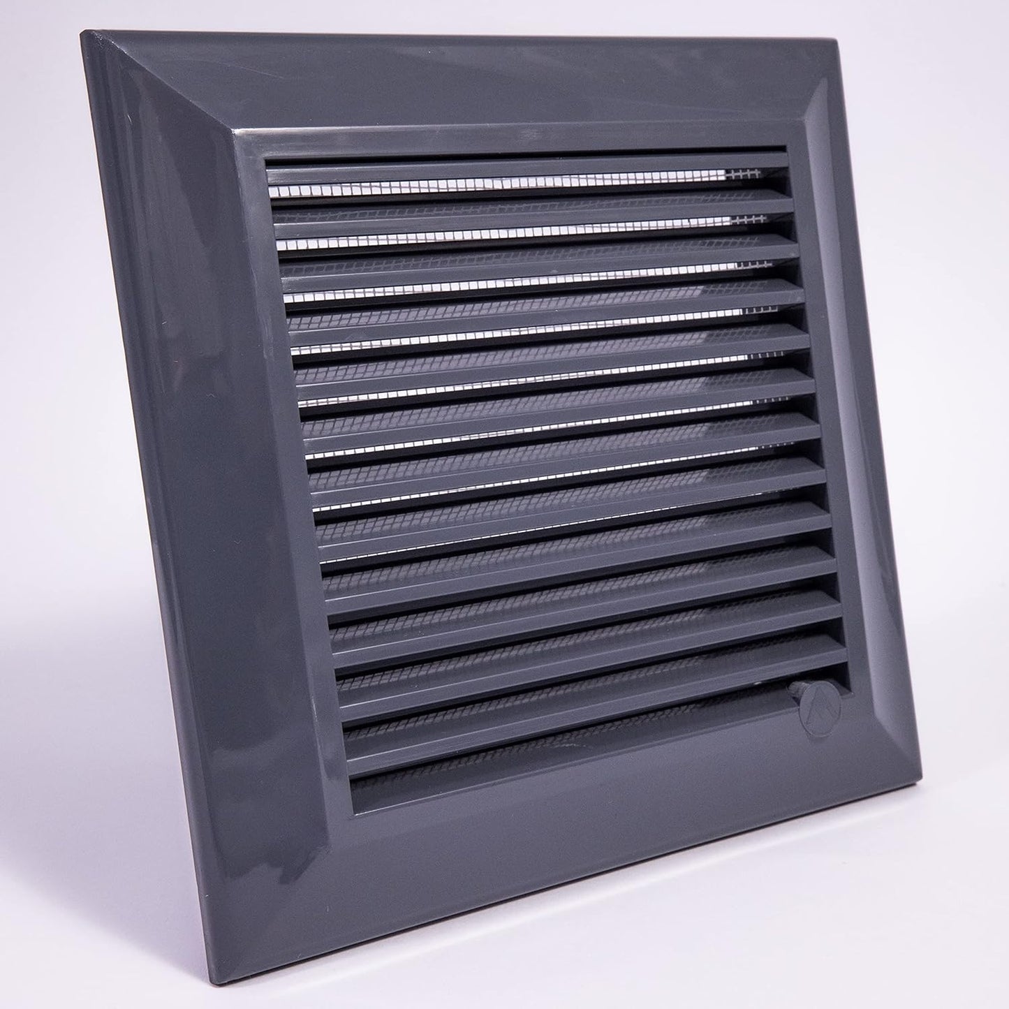 Louvre Vent Graphite Duo Smart 135G 135mm With Fly Mesh for Home and Garden Use