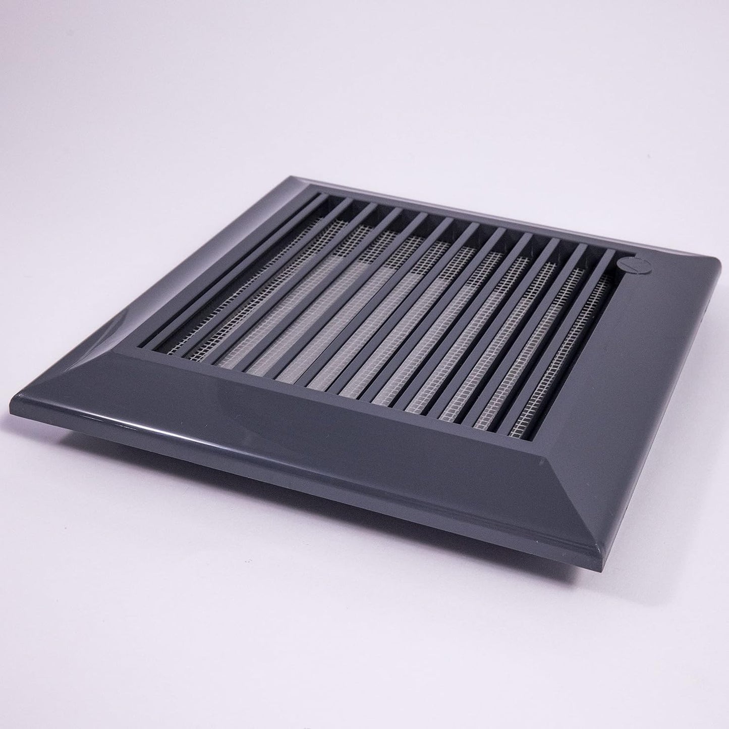 Louvre Vent Graphite Duo Smart 135G 135mm With Fly Mesh for Home and Garden Use