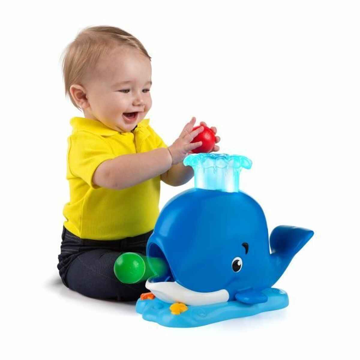 Musical Toy Bright Starts Silly Spout Whale Ball Popper