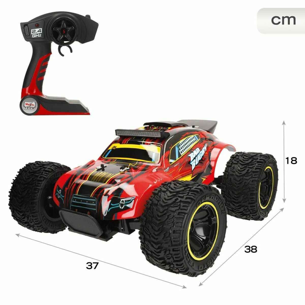 Remote-Controlled Car Colorbaby Bad Buggy
