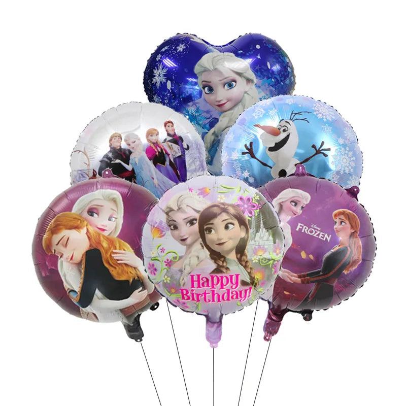 Frozen Anna Elsa Party Supplies – Disposable Plates Cups Napkins Balloons